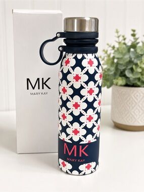 Mary Kay Floral Stainless Steel Insulated Water Bottle